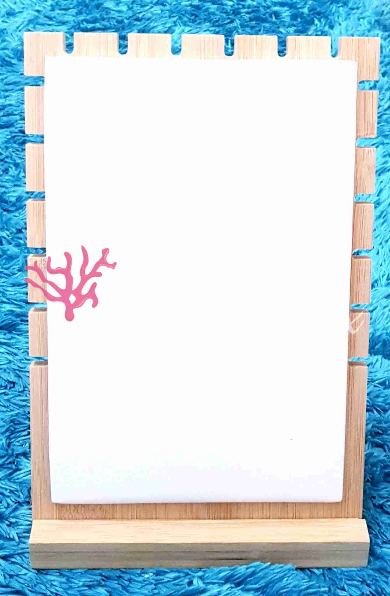 Espositore legno e similpelle