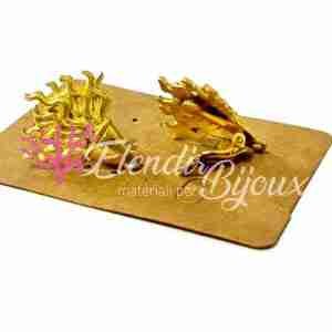 Clips per Orecchini #28 Fiaccola Oro