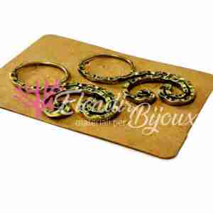 Monachelle per Orecchini #33 Spirale Reverse Oro Half Hoop