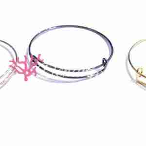 Base Bracciale #03 Acciaio Doppia Corsa