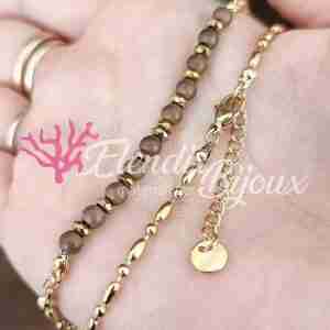 Base Collana #17 Acciaio ed Ematite Marrone Galvanizzata Metal