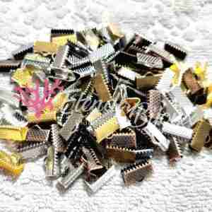 Chiusura #74 a Pinzetta Colori Mix 13x7 mm. 40 Pezzi