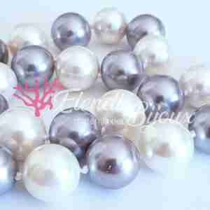 Collana Perle di Maiorca Bicolor Tonda 16 mm