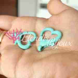 Chiusura #83 Moschettone Cuore 22x25 mm Zama Tiffany