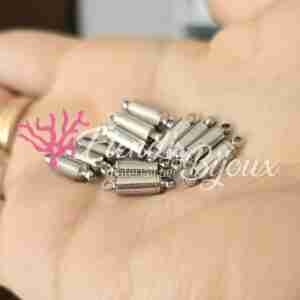 Chiusura #53 Calamita Cilindro Argento 15x3,5 mm