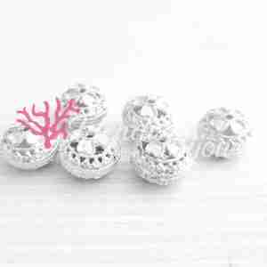 Distanziatore Sardo #163 16x12 mm Zama Argento Chiaro